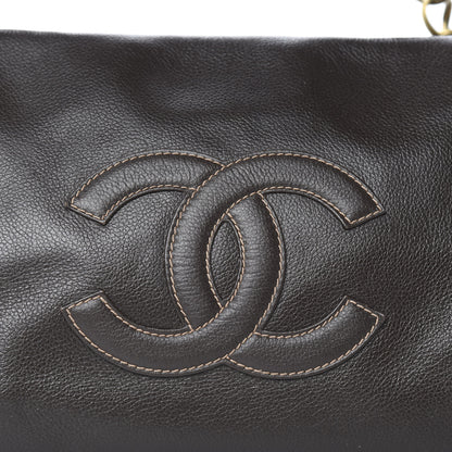 Chanel Calfskin Large Satchel Brown 8 of 8