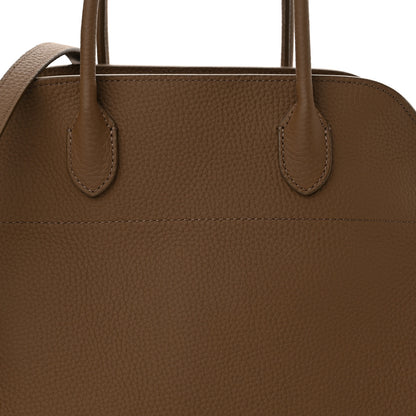 The Row Matte Grained Calfskin Soft Margaux 12 Taupe 7 of 9