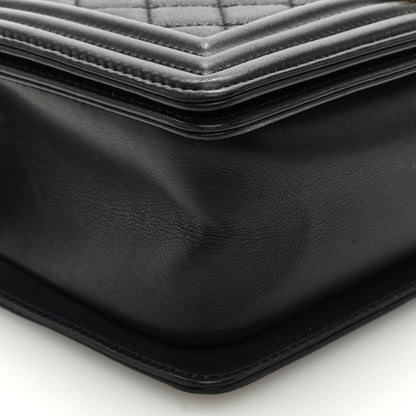 Chanel Calfskin Quilted Medium Boy Flap Black 8 of 9