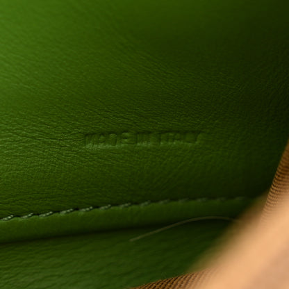 Fendi Zucca Spalmati Vitello Elite Clover Print Zip Around Wallet Tobacco Green 7 of 12