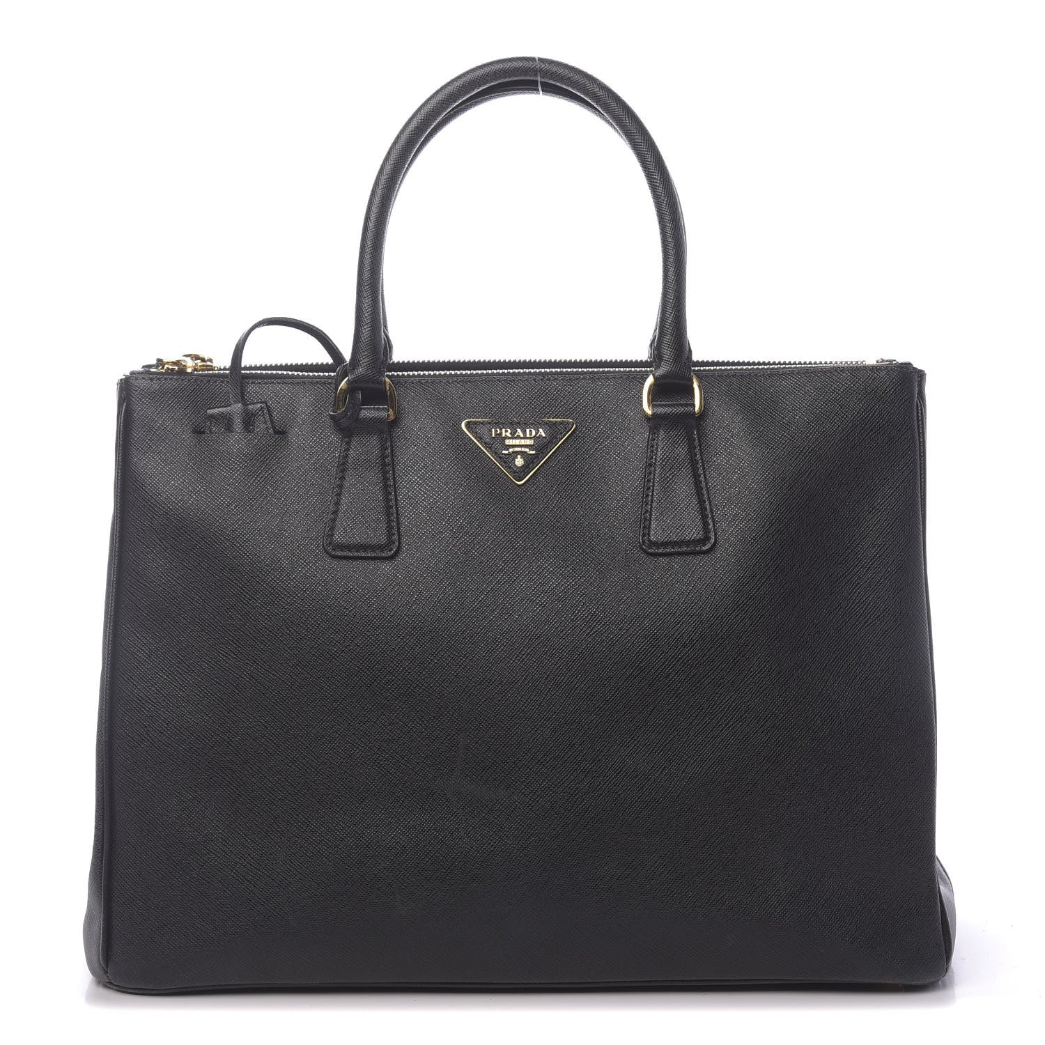 Prada Saffiano Large Galleria Double Zip Tote Black 1 of 14