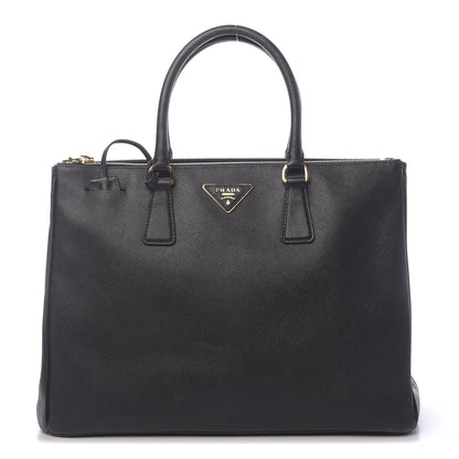 Prada Saffiano Large Galleria Double Zip Tote Black 1 of 14