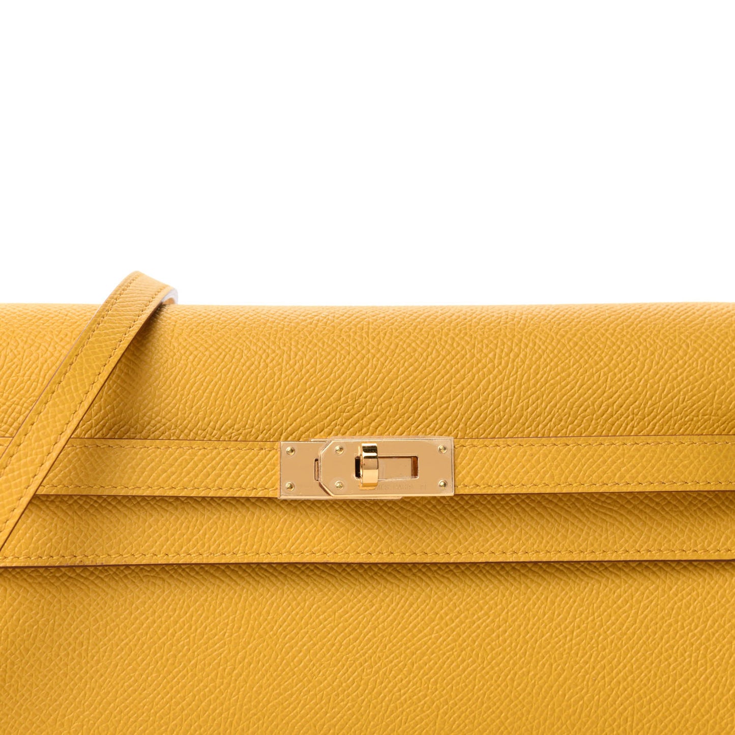 Epsom Kelly Wallet To Go Jaune Ambre