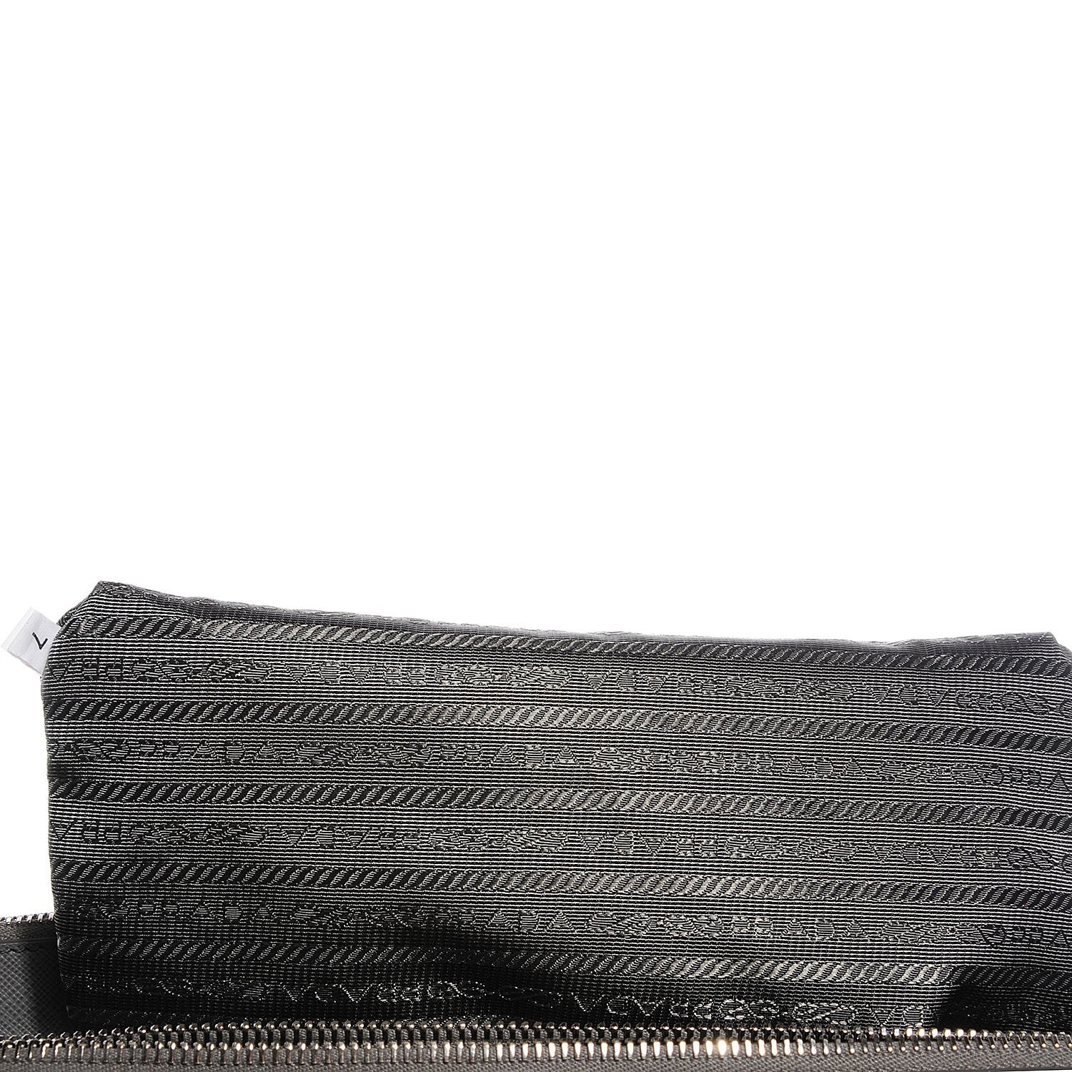 Prada Saffiano Lux Medium Double Zip Tote Marmo 10 of 11