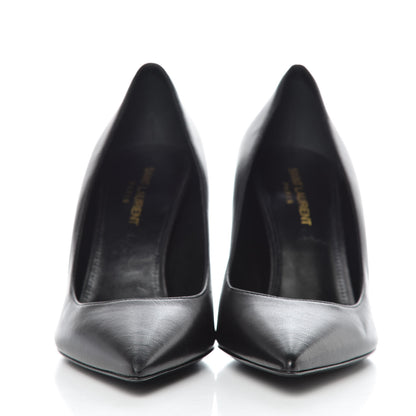 Saint Laurent Calfskin Opyum 85 Pumps 38.5 Black 2 of 10