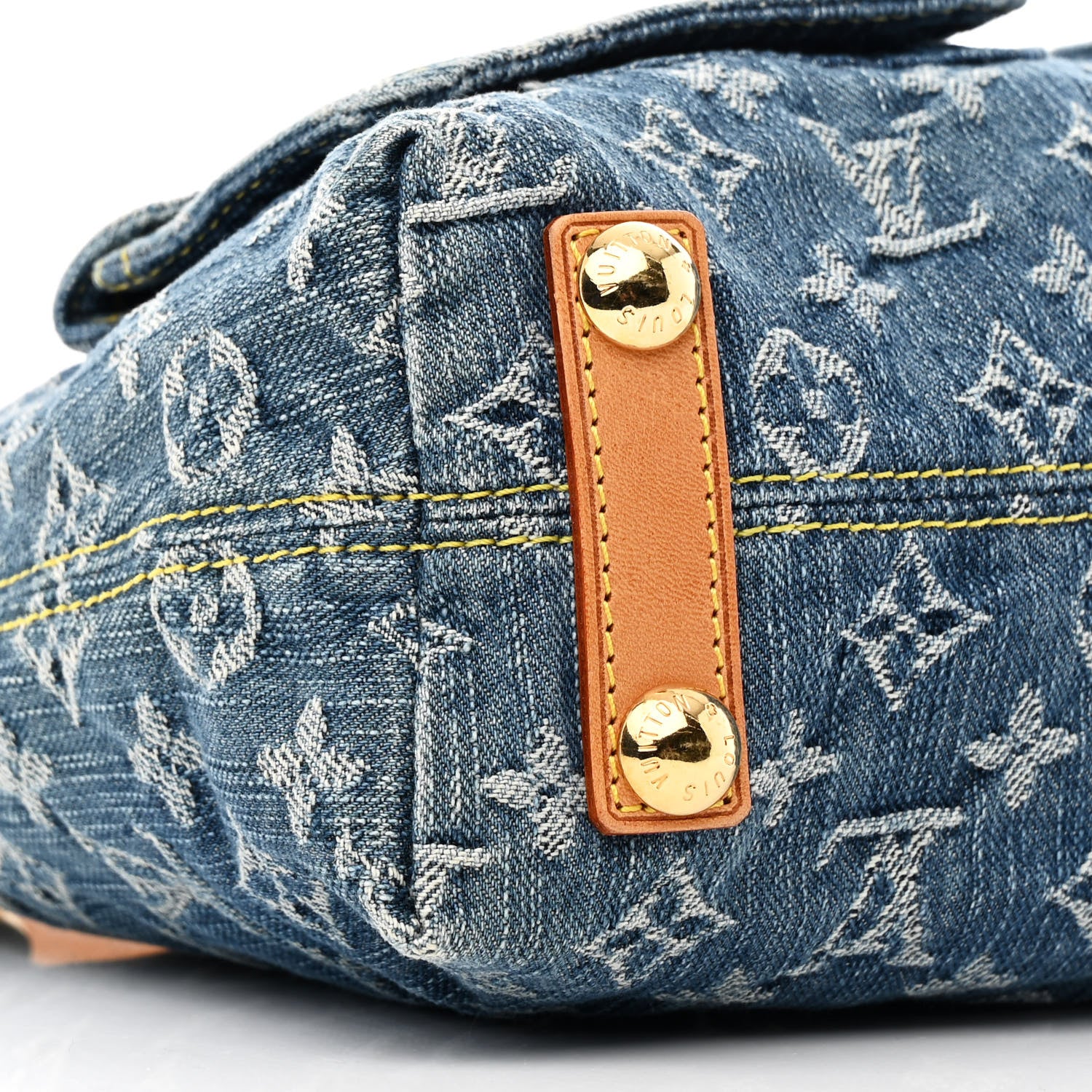 Louis Vuitton Monogram Denim Baggy PM Blue 8 of 10
