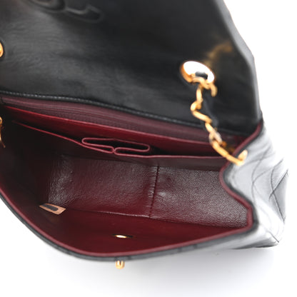 Chanel Lambskin Quilted Mini Square Flap Bag Black 4 of 11