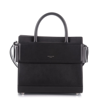 Givenchy Smooth Calfskin Mini Horizon Satchel Black 1 of 6