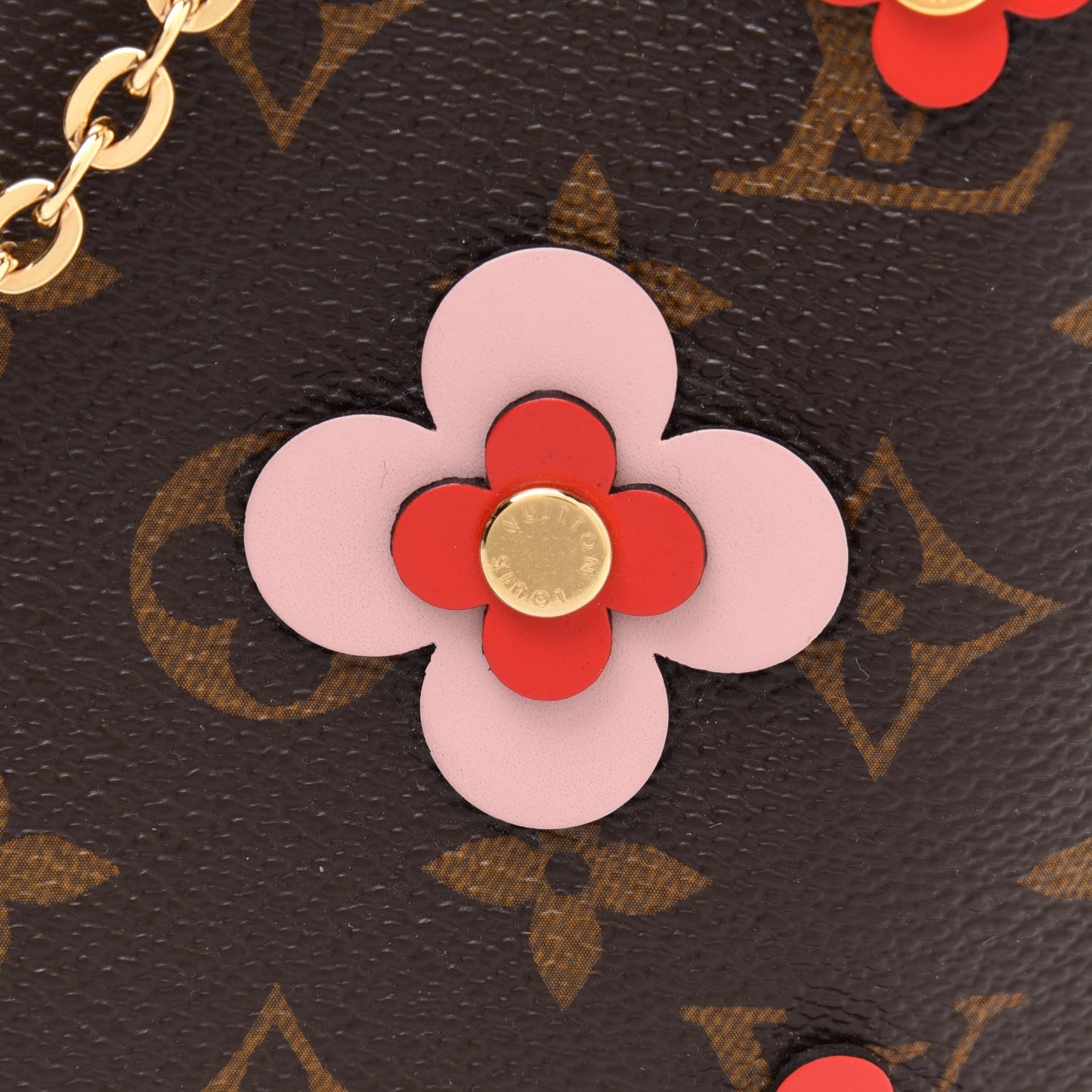 Monogram Blooming Flowers Double Zip Pochette