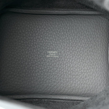 Hermes Taurillon Clemence Picotin Lock 18 PM New Blue Jean 5 of 11