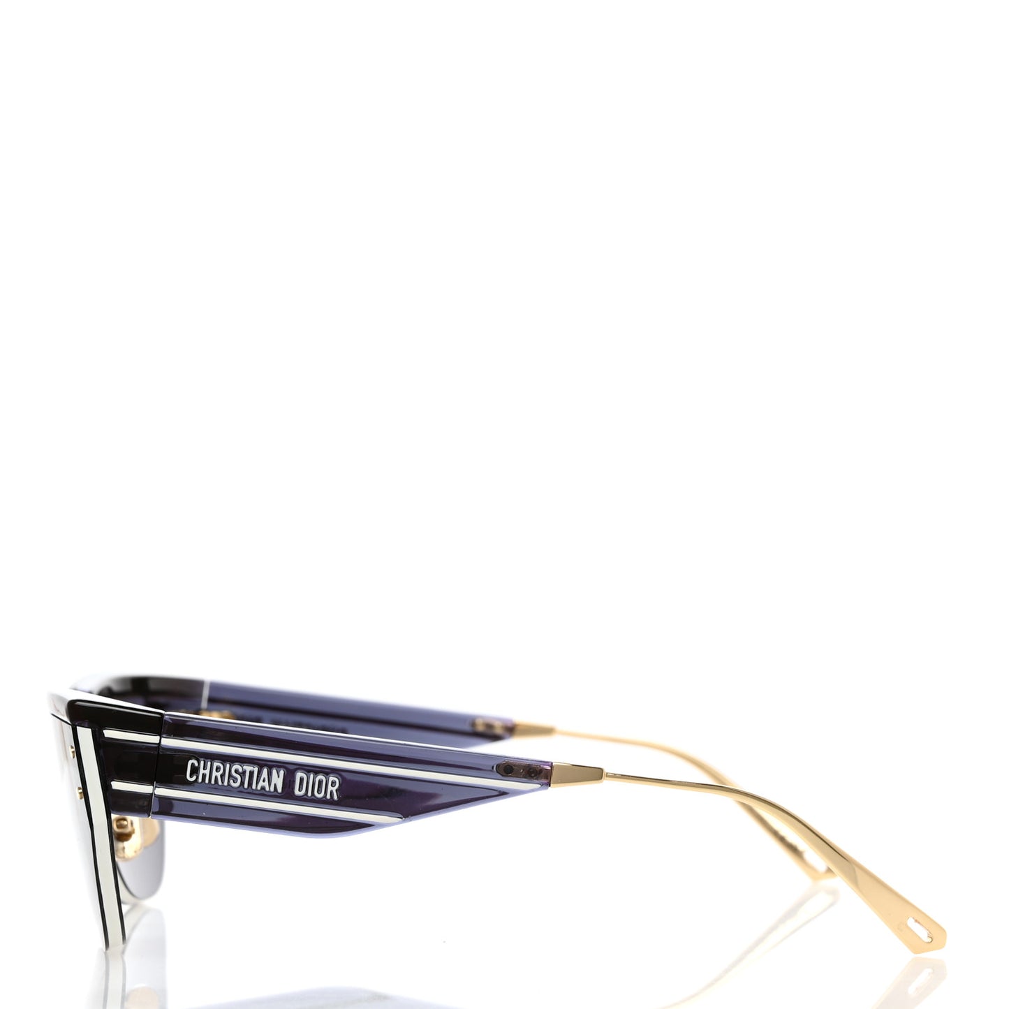Acetate Oblique DiorClub M3U Cat Eye Mask Sunglasses Shiny Blue
