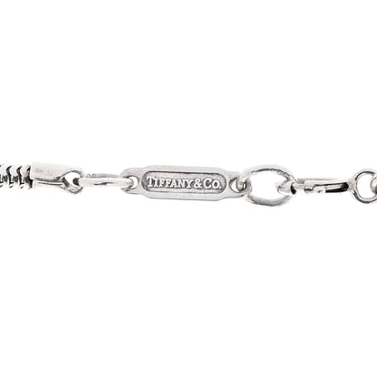 Tiffany Sterling Silver 1837 Bar Pendant Necklace 5 of 6