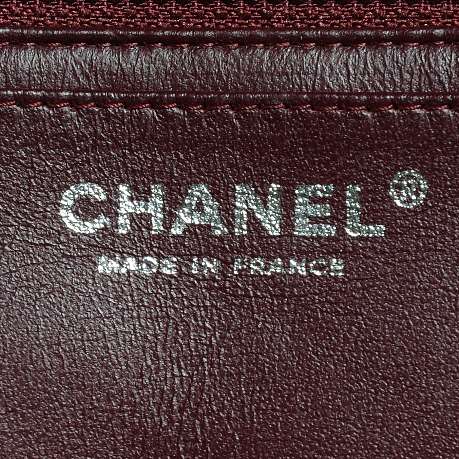 Chanel Lambskin Jumbo Single Flap Dark Red 7 of 8