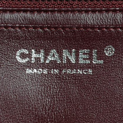 Chanel Lambskin Jumbo Single Flap Dark Red 7 of 8