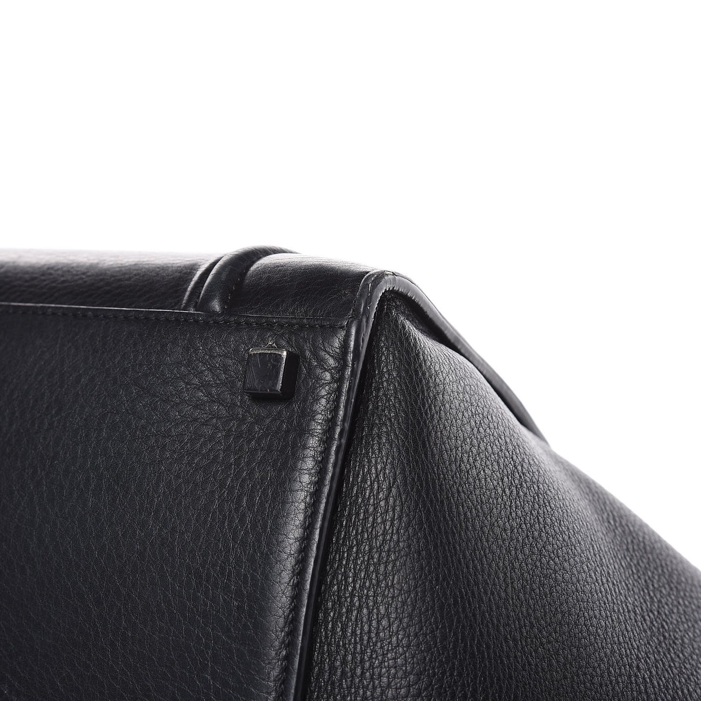 Supple Calfskin Medium Phantom Luggage Black