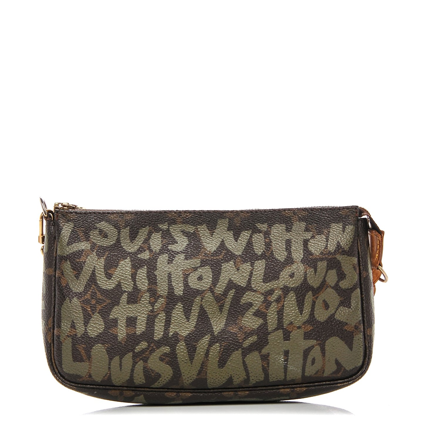 Monogram Graffiti Pochette Accessories Kaki