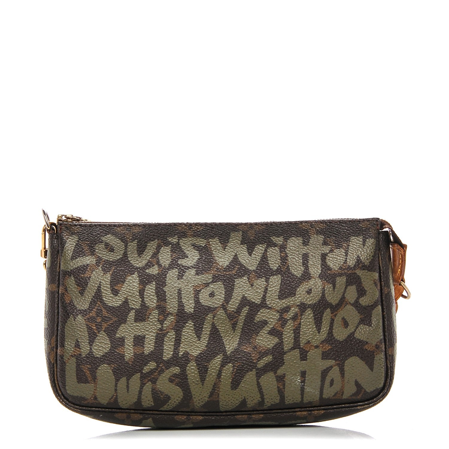 Louis Vuitton Monogram Graffiti Pochette Accessories Kaki 1 of 8