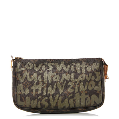 Louis Vuitton Monogram Graffiti Pochette Accessories Kaki 1 of 8