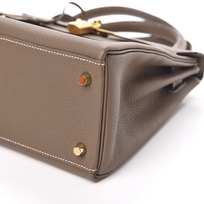 Hermes Togo Kelly Retourne 28 Etoupe 9 of 11