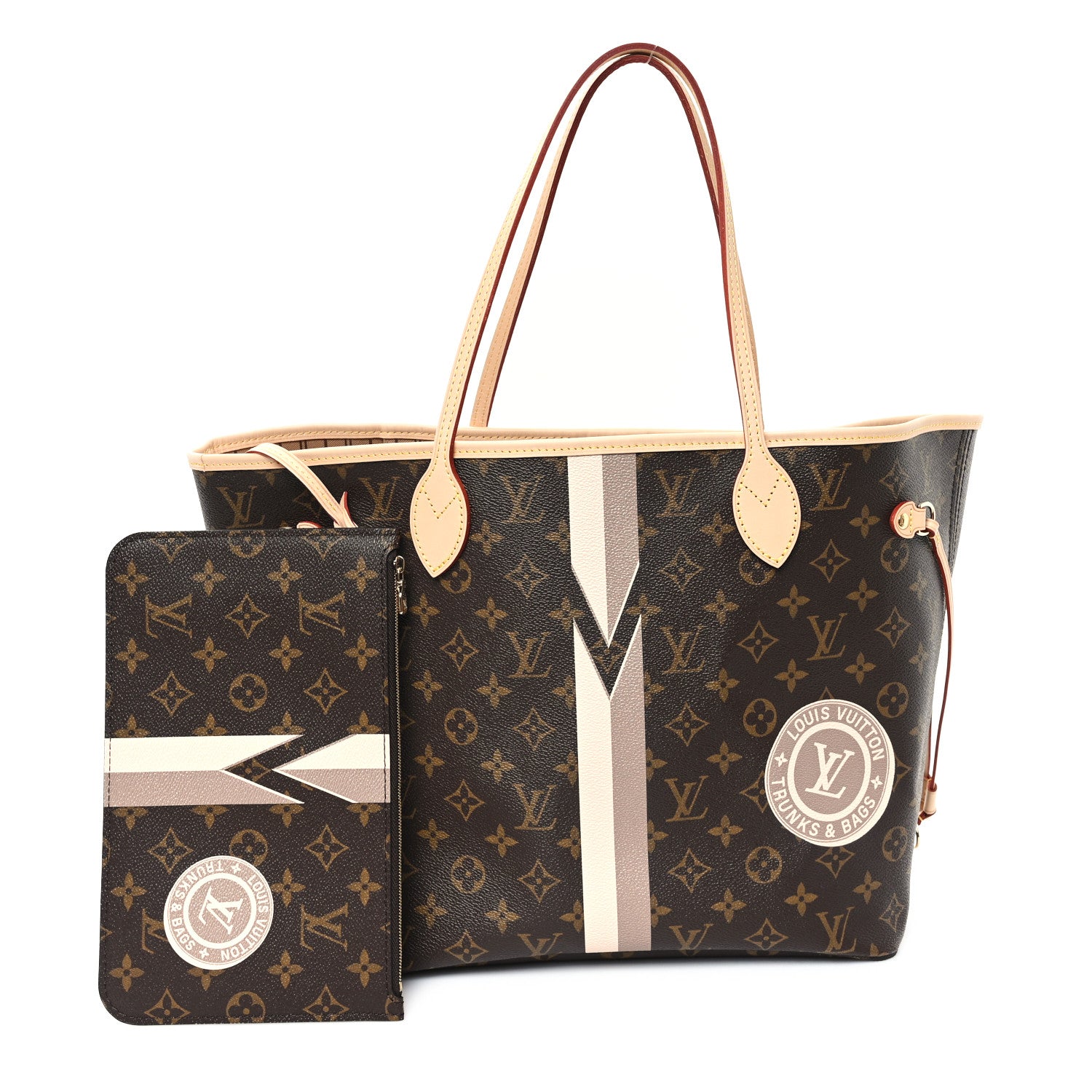 Louis Vuitton Neo Neverfull MM Mon Monogram Quartz Taupe 3 of 10