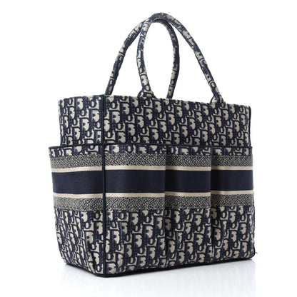 Christian Dior Oblique Catherine Tote Blue 3 of 12