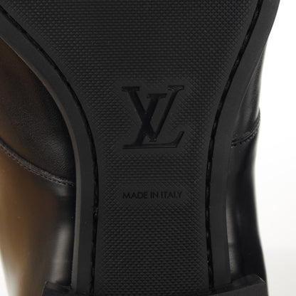 Louis Vuitton Mens Lambskin Derby Lace Up Shoes 11.5 Black 6 of 8