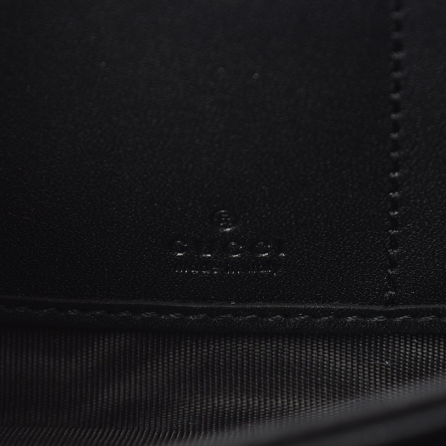 X SEGA Calfskin GUCCY Stars Zip Around Wallet Black Gold