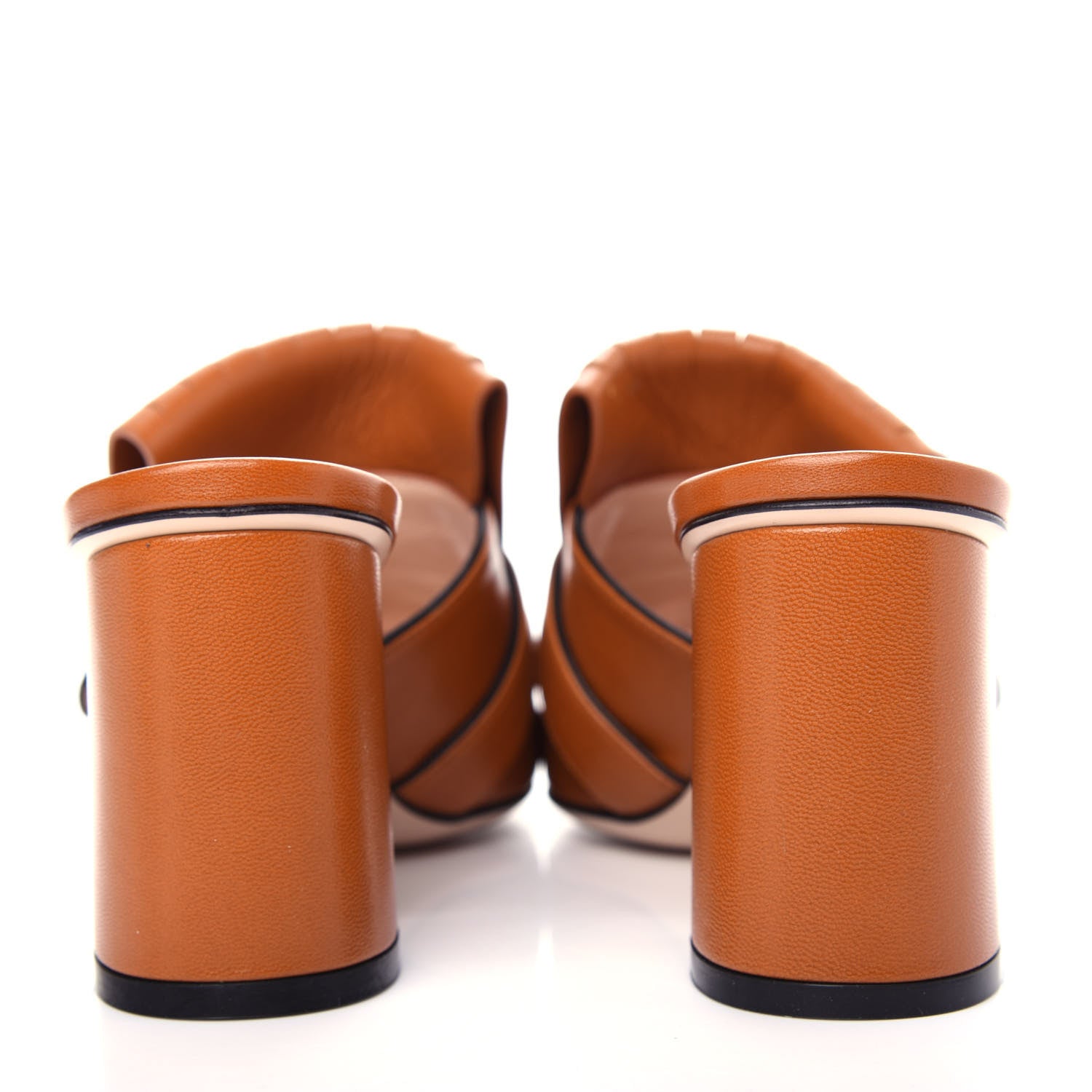 Gucci Malaga Kid GG Marmont Fringe 75mm Slide Sandals 36 Cognac 7 of 11