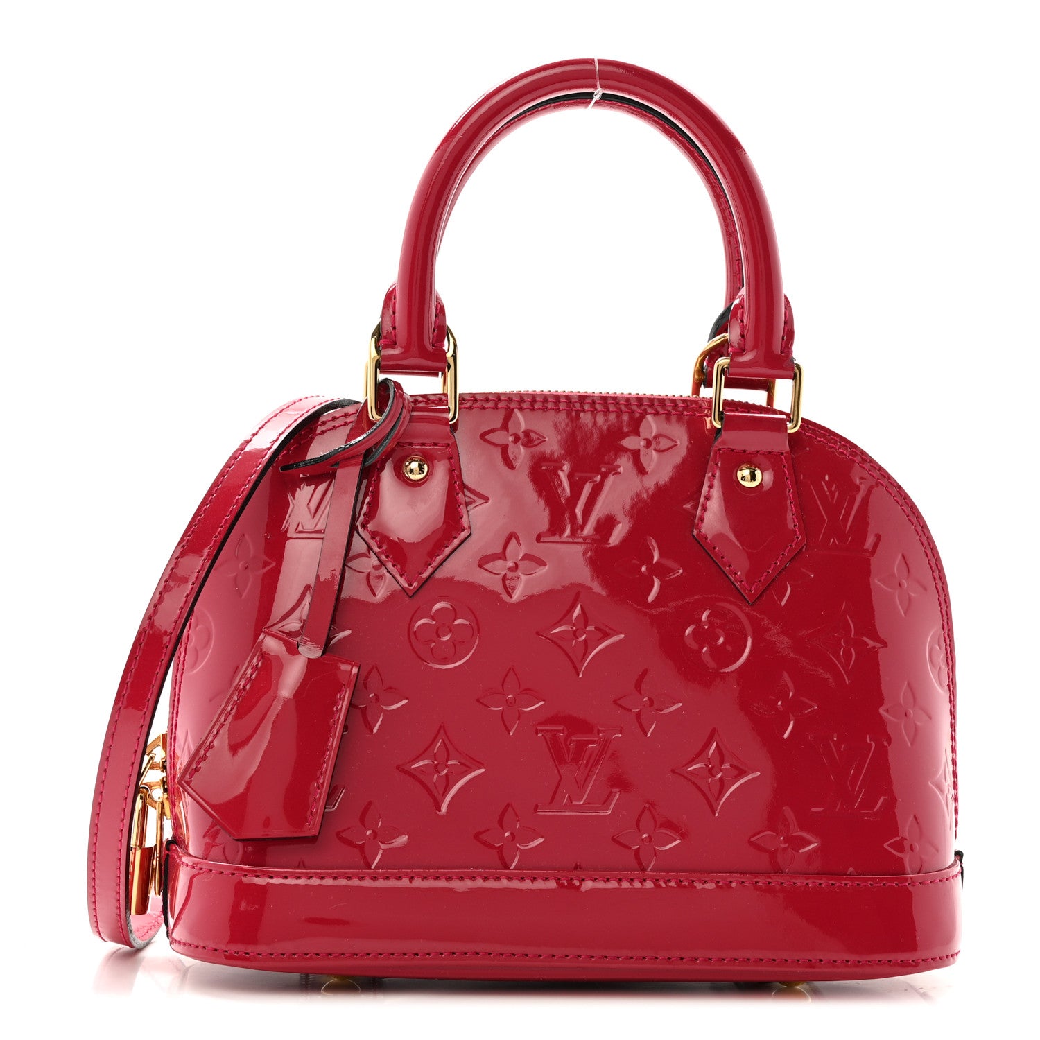 Louis Vuitton Vernis Alma BB Rose Indien 1 of 12
