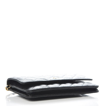 Chanel Caviar Quilted Wallet On Chain WOC Black 4 of 11