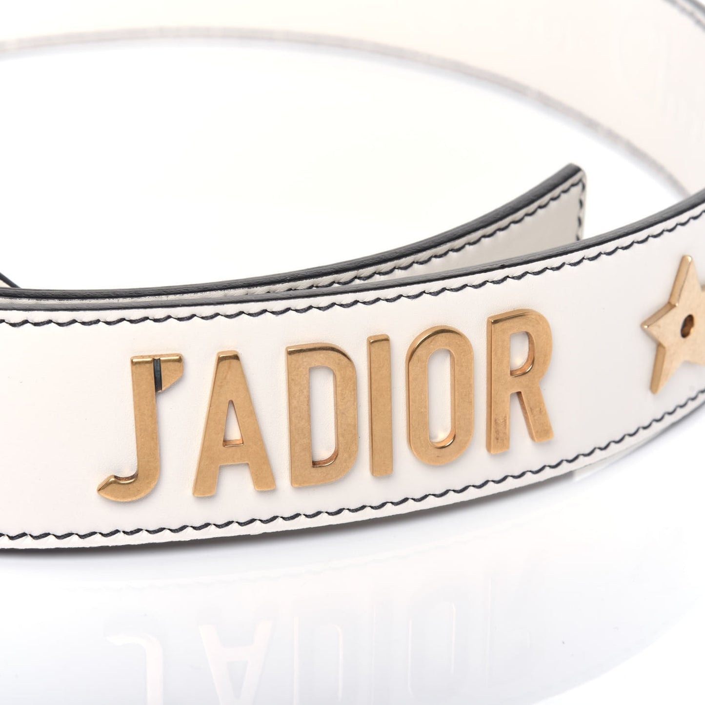 Calfskin J'Adior Shoulder Strap Latte