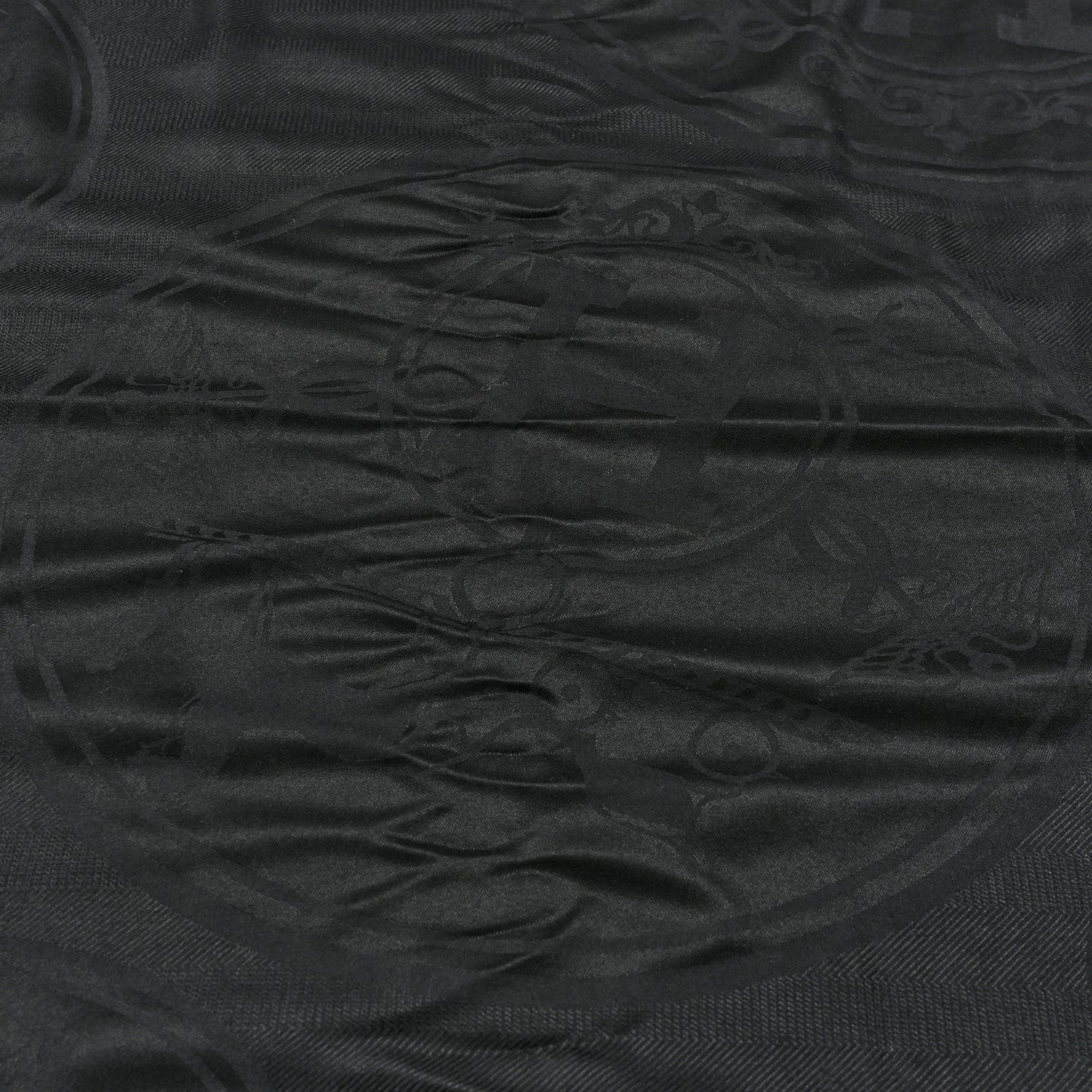 Cashmere Silk New Libris Confettis D'Ex Libris Stole Black