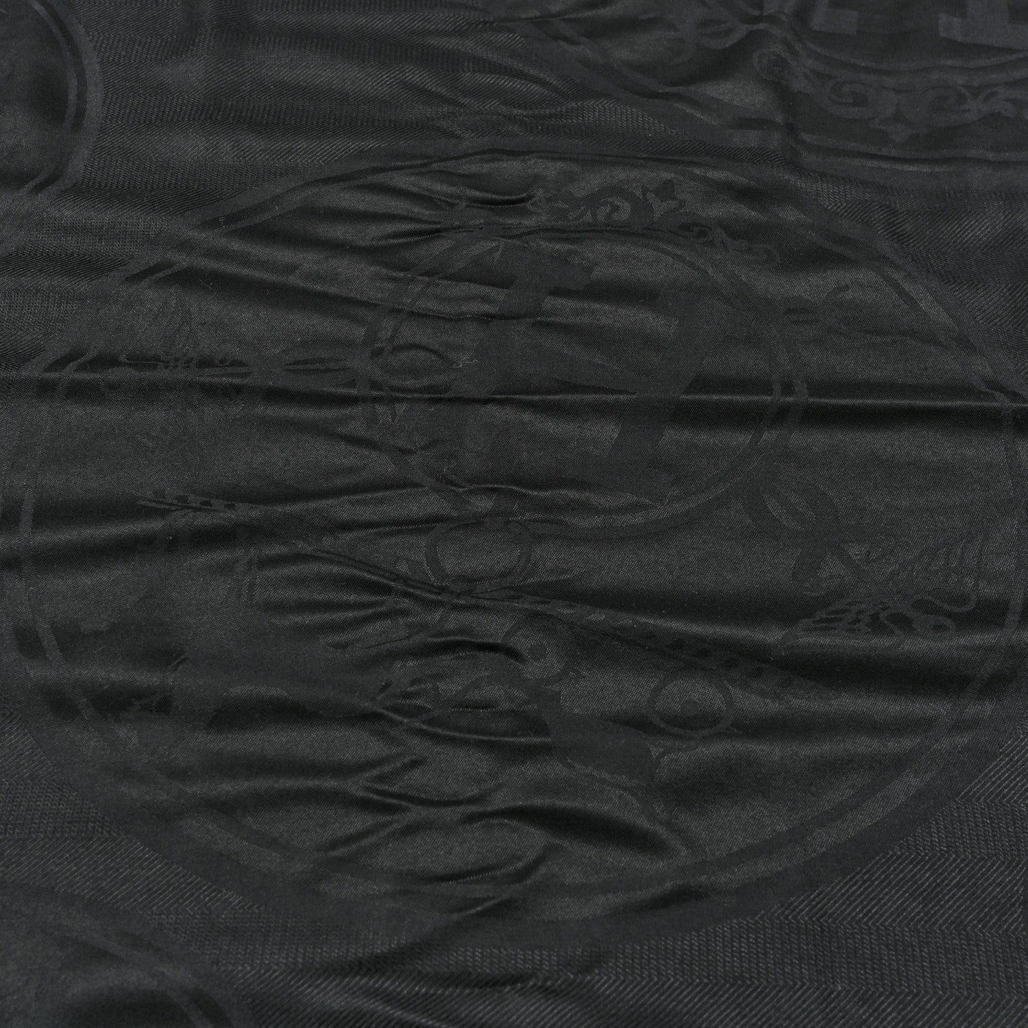 Hermes Cashmere Silk New Libris Confettis D'Ex Libris Stole Black 4 of 4