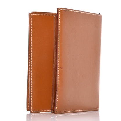 Hermes Chevre Passport Wallet Gold 3 of 16