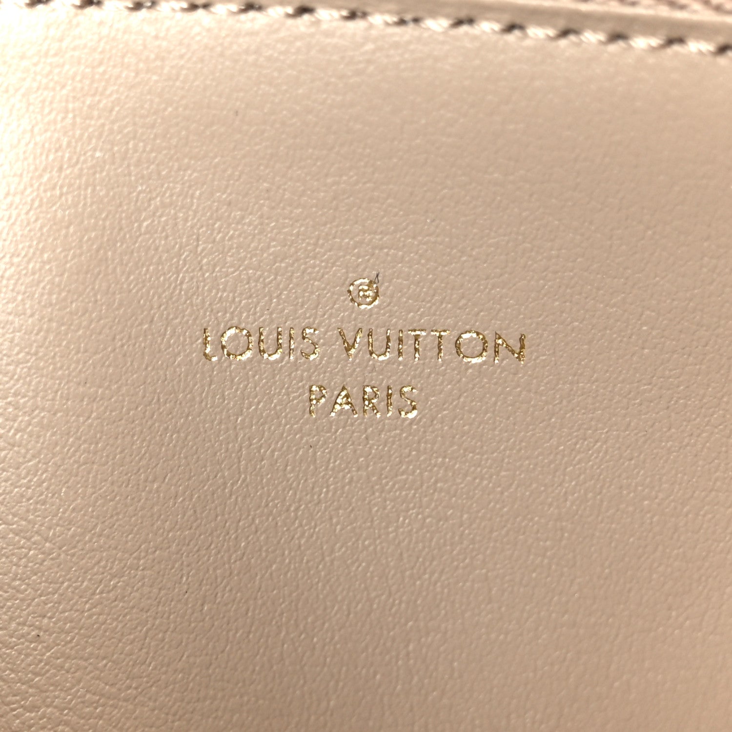 Louis Vuitton Empreinte Monogram Giant Felicie Pochette Tourterelle Creme 8 of 12