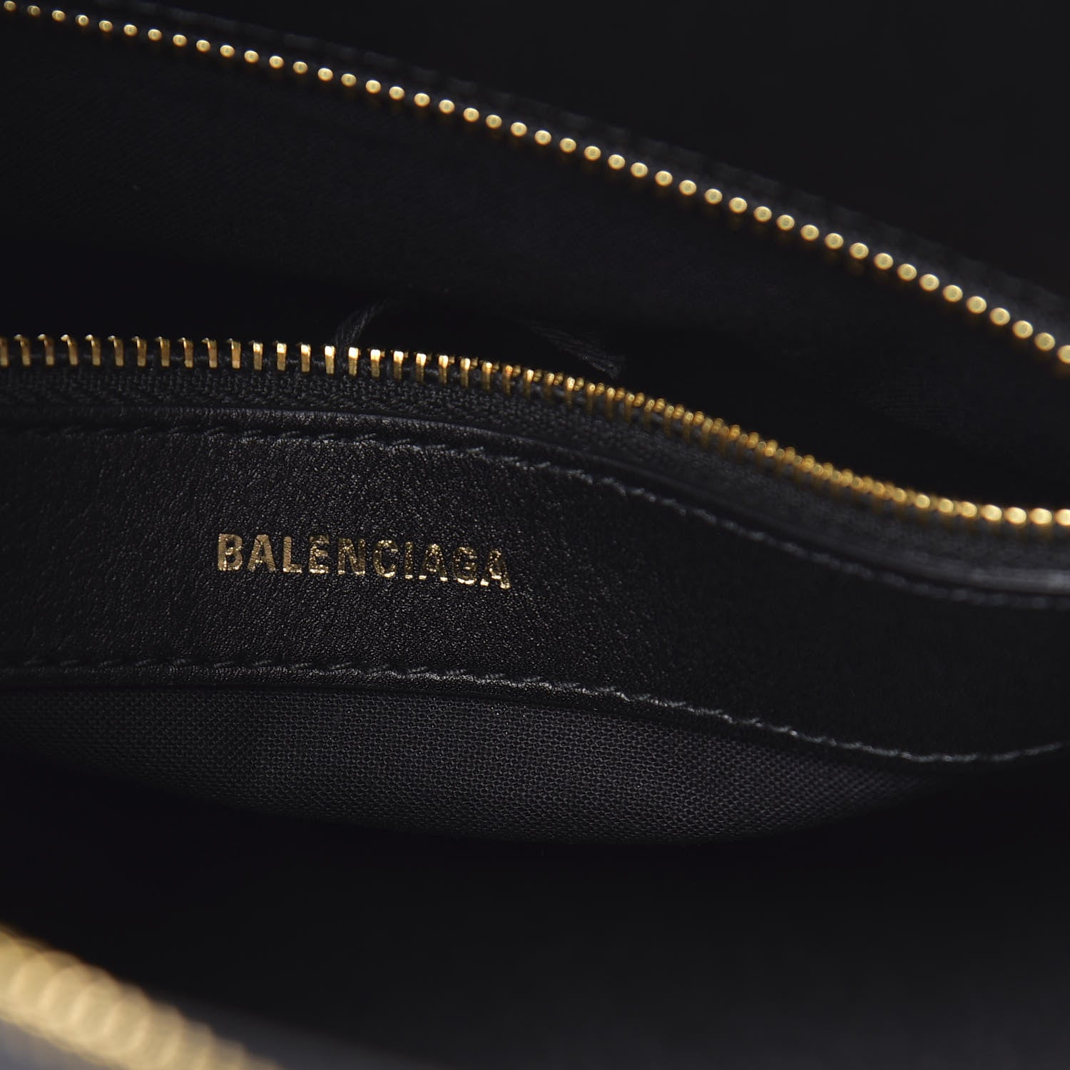 Balenciaga Nappa Calfskin Quilted Small Ville Top Handle Bag Black 6 of 11