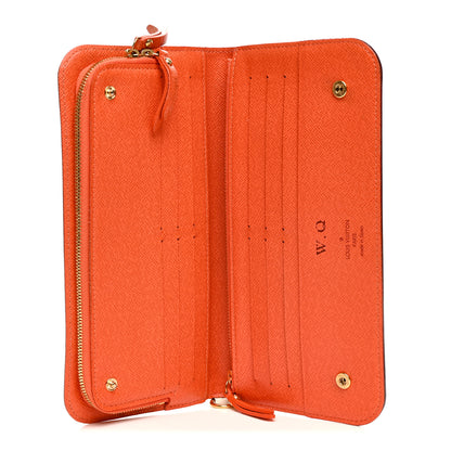 Louis Vuitton Monogram Multicolor Insolite Wallet White Orange 5 of 9