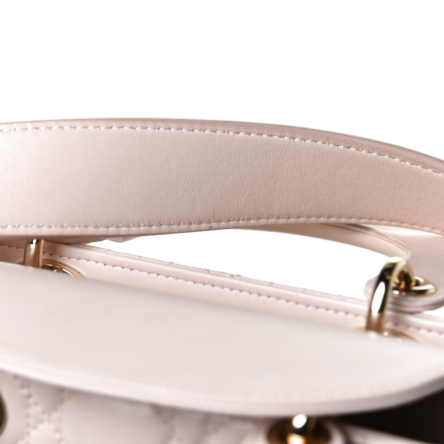 Christian Dior Lambskin Cannage Small Lucky Badges My Lady Dior Pink 16 of 18
