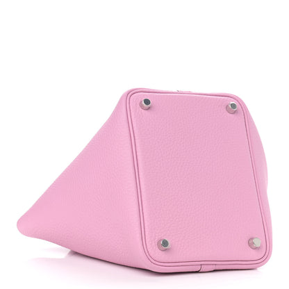 Hermes Taurillon Clemence Picotin Lock 18 PM Mauve Sylvestre 4 of 11