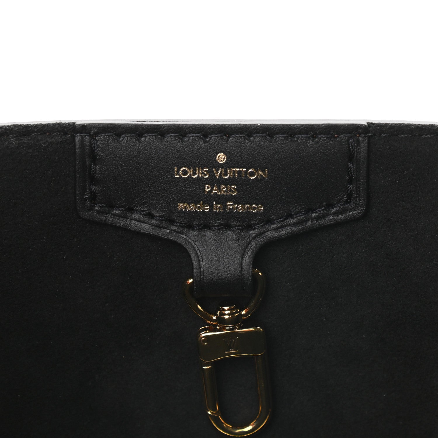 Louis Vuitton Damier Ebene Belmont MM Black 6 of 9