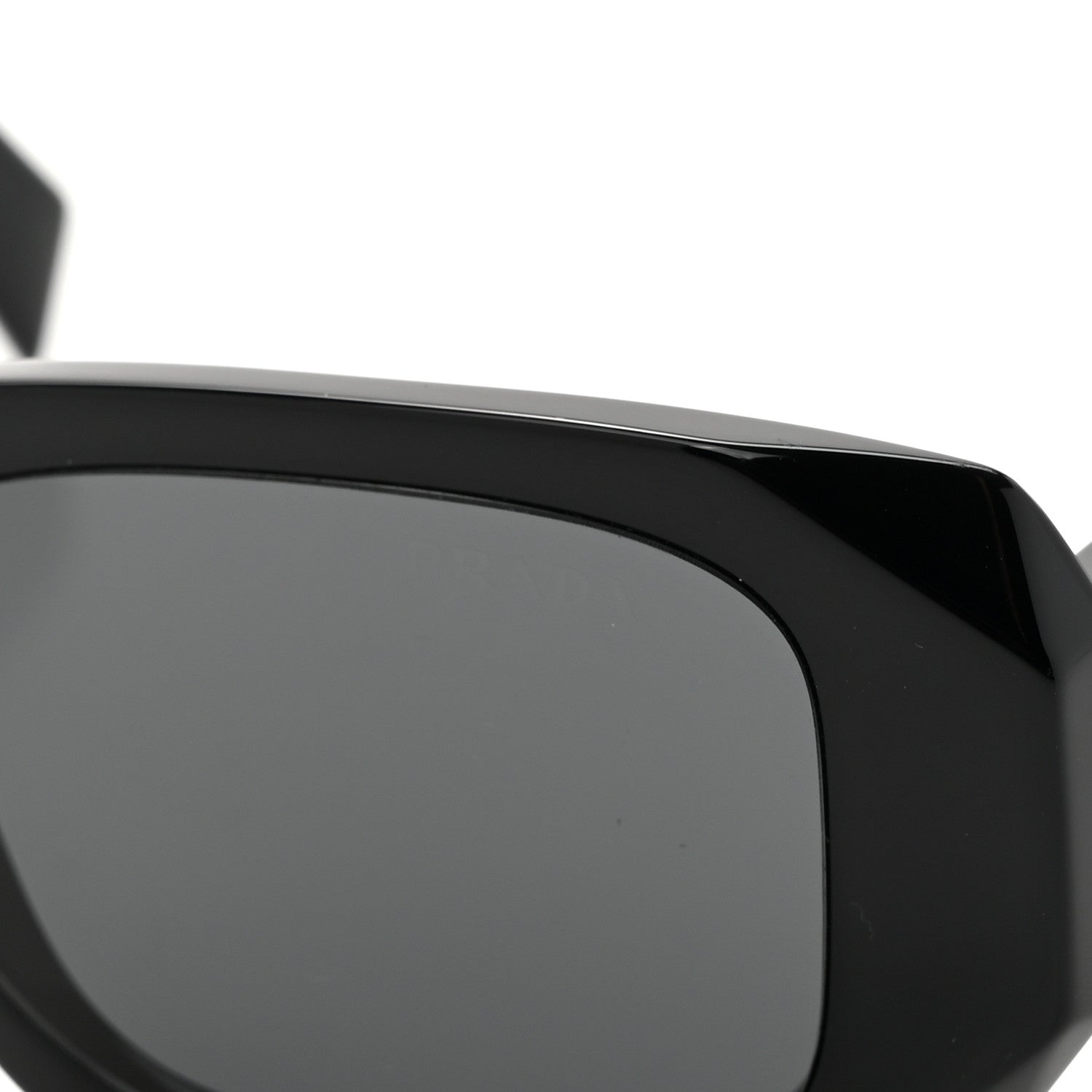 Prada Acetate Symbole Sunglasses SPR 17W Black 7 of 8