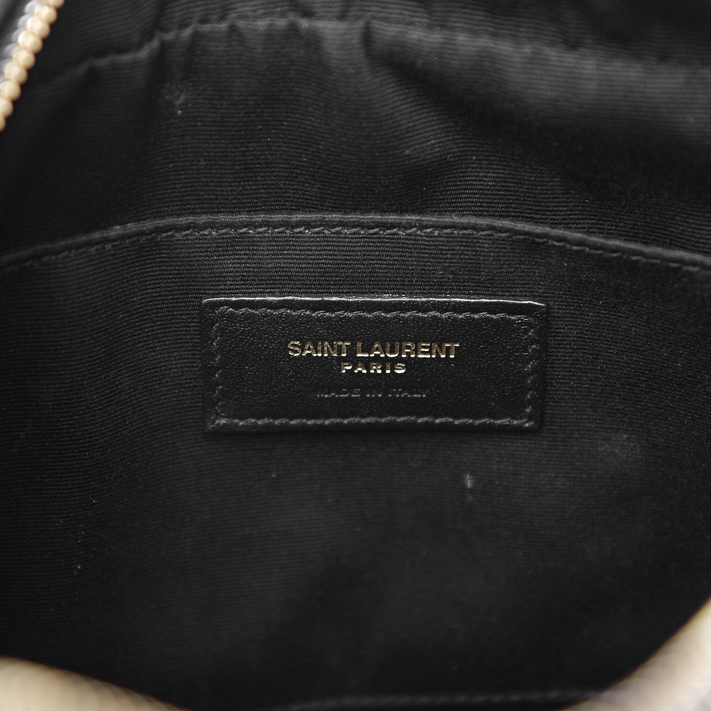 Calfskin Matelasse Monogram Lou Camera Bag Black