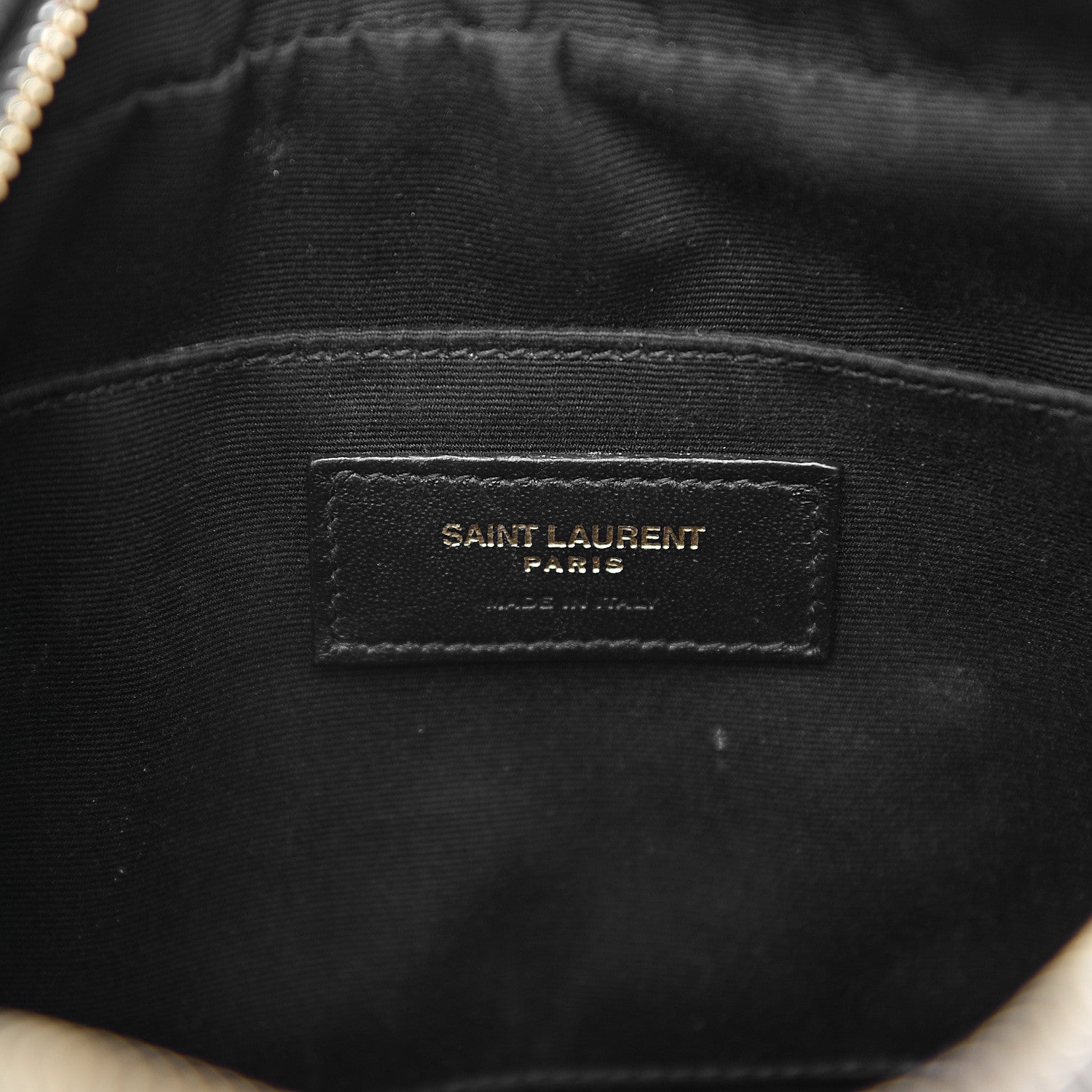 Saint Laurent Calfskin Matelasse Monogram Lou Camera Bag Black 5 of 8