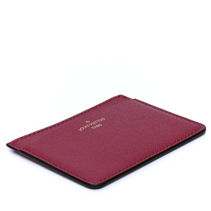 Louis Vuitton Calfskin Jeanne Wallet Card Holder Insert Fuchsia 6 of 8