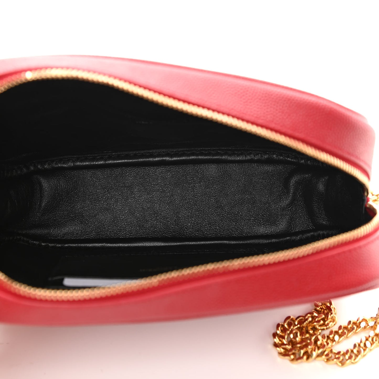 Grain De Poudre Matelasse Monogram Mini Lou Camera Bag Eros Red