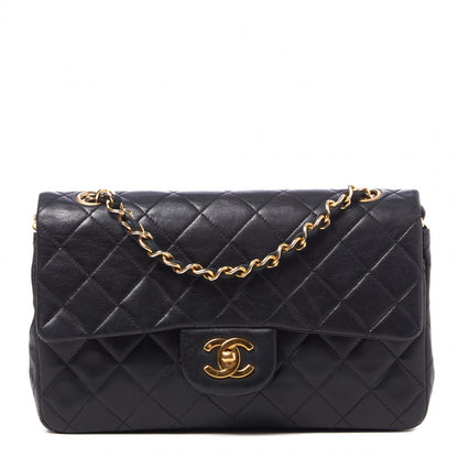 Chanel Lambskin Quilted Small Double Flap Black 1 of 9