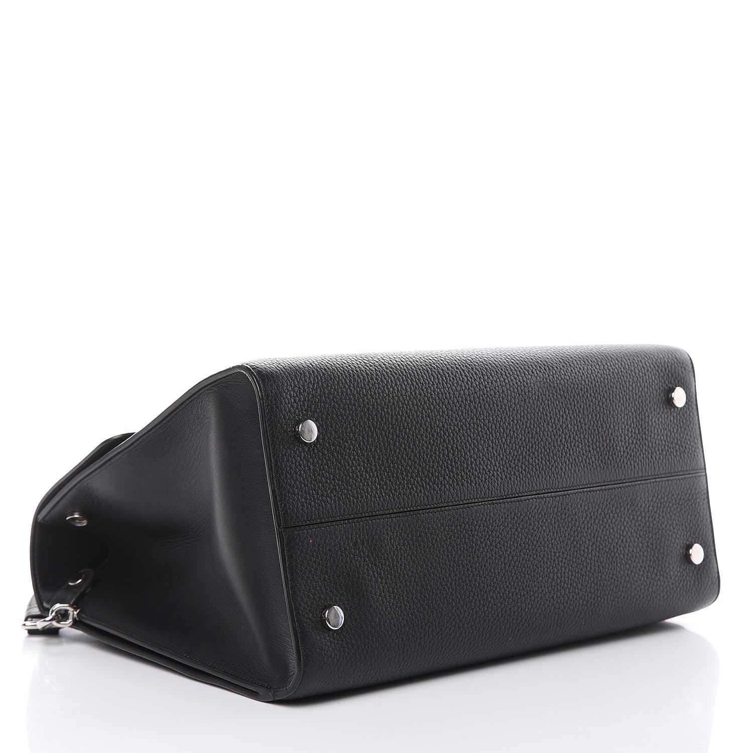 Christian Dior Grained Calfskin Large Diorever Flap Black 4 of 13