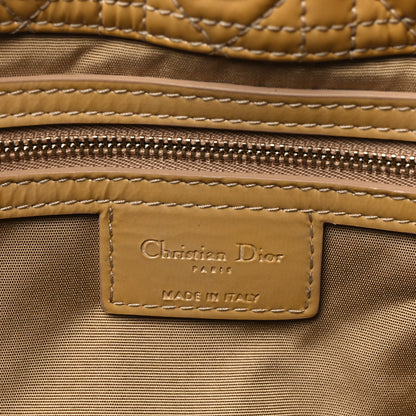 Christian Dior Patent Cannage Large Dior Soft Shopping Tote Beige 6 of 10