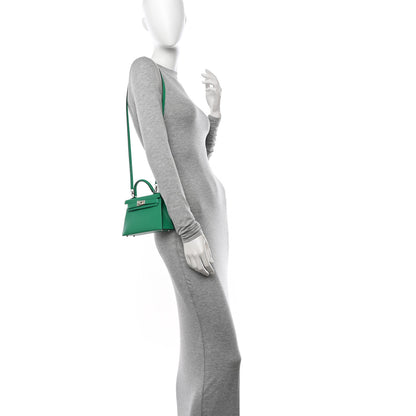 Hermes Chevre Mysore Mini Kelly Sellier 20 Menthe 2 of 13
