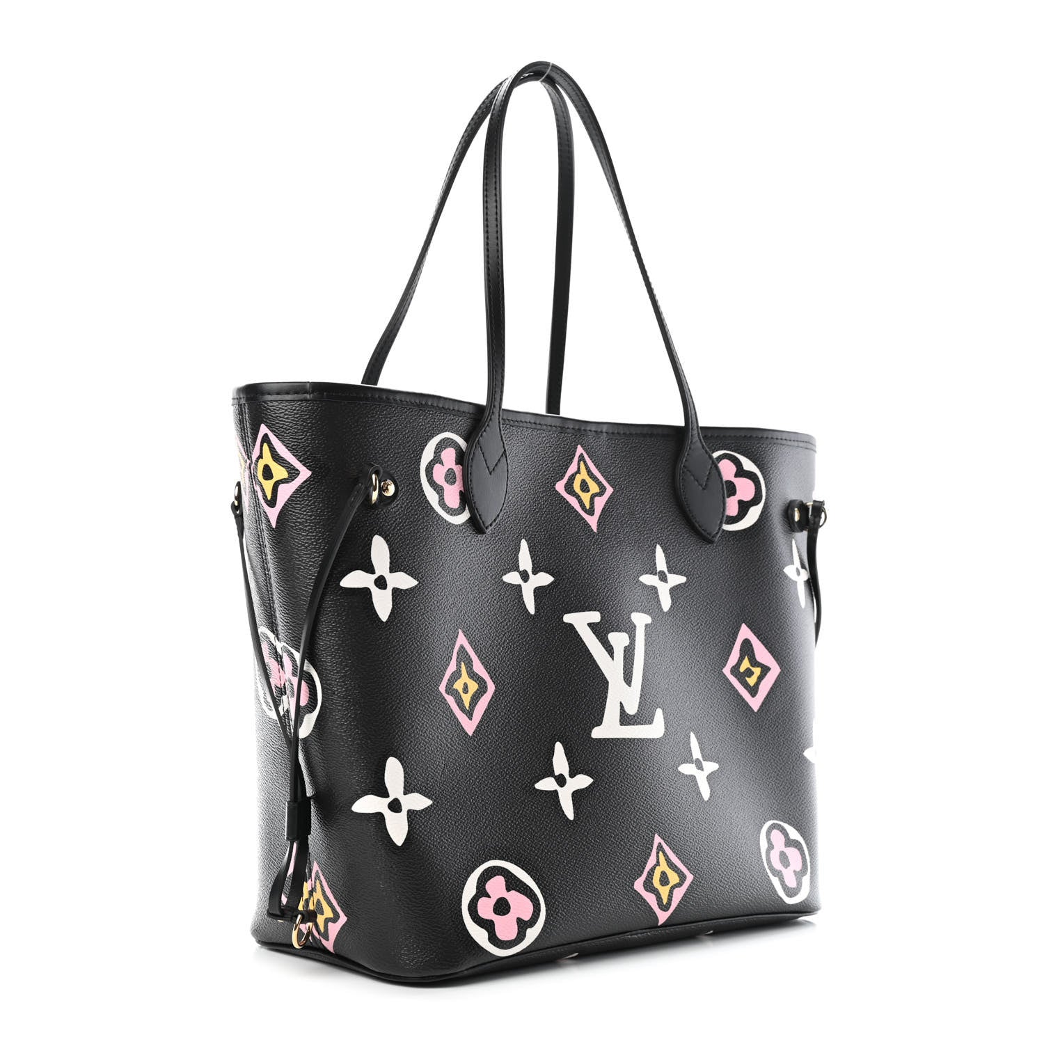 Louis Vuitton Monogram Giant Wild At Heart Neverfull MM Black 2 of 4